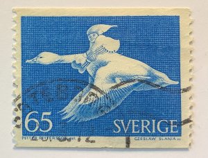 Sweden 1971  Scott 747A used - 65o, Nils Holgersson riding Wild Goose