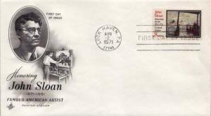 United States, First Day Cover, Art