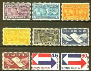 9-US SPECIAL DELIVERY-MINT-FINE-V/F