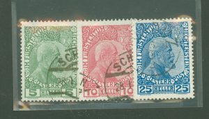 Liechtenstein #1-3  Single (Complete Set)