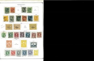 Venezuela 1879-1940 M & U on Scott International Pages