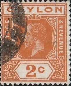 Ceylon,#201 Used,  From 1912-25