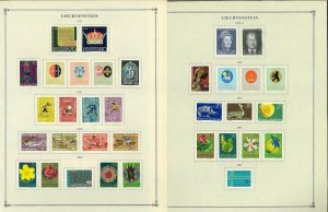 Liechtensein 1940-1999 mostly Mint & some Used hinged/Scott Inter. Pages