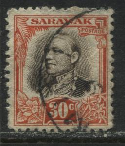 Sarawak 1932 50 cents used