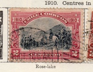 Chile 1910 Early Issue Fine Used 2c. NW-255695