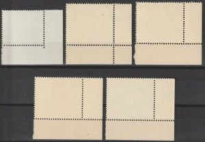RHODESIA 1967/68 SG 408/412 MNH