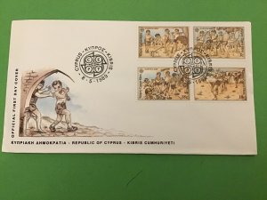 Cyprus 1989 Europa 89  First Day Cover Stamps Cover R42508