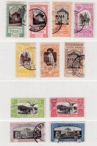 ROMANIA 1906 BUCHAREST EXHIBITION SCOTT 196-206 VERY FINE USED 2 (PLEASE READ)