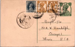 India 1944 - Postcard - Calcutta - F70623