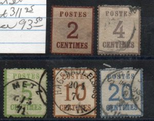 France N2-N6 Used. Short set