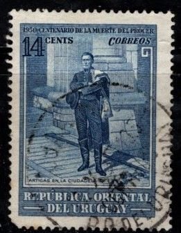 Uruguay - #594 General  Jose Artiga  - Used