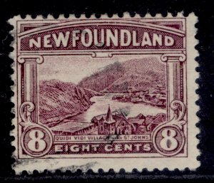 CANADA - Newfoundland GV SG155, 8c purple, FINE USED.