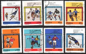 Poland. 1966. 1665-72. Football. USED.