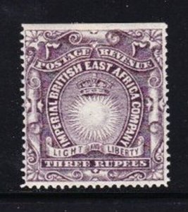 Album Treasures British East Africa Scott # 28 3r Sun & Crown Mint with-
