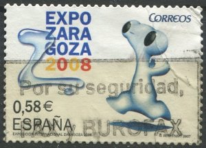 Spain Sc#3514 Used, 58c multi, Expo Zaragoza 2008 (2007)