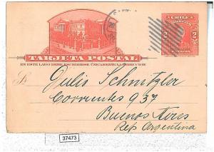 CHILE  - Postal Stationery : PRIVATE ADVERTISING! 1912