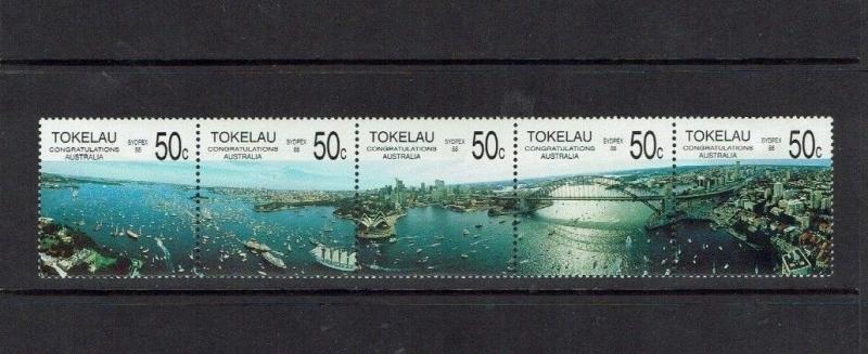 Tokelau Islands 1988, Bicentenary of Australia, MNH set