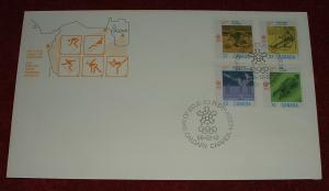 1988 37c-74c Olympics - Canada Post Cachet Combo FDC 1195-98