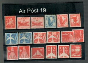 Air Mail Postage (19 )    