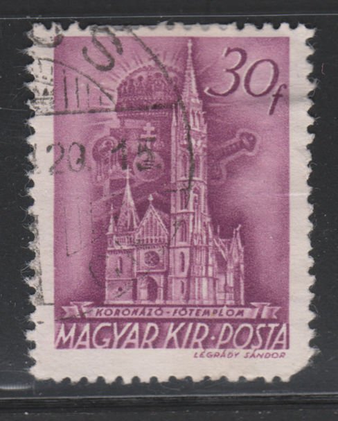 Hungary 546 Coronation Church, Budapest 1939