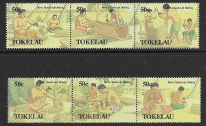 Tokelau Islands 172-77  1990   set    vf  mint nh