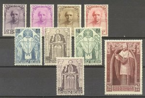 BELGIUM #B114-22 Mint - 1932 Cardinal Mercier Set