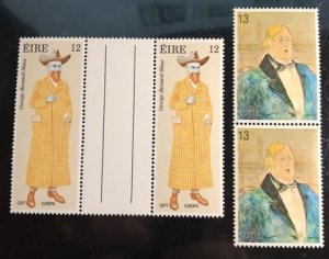 Ireland Scott# 478-479 VF NH Gutter Pair and Pair Unused  Cat. $13.00