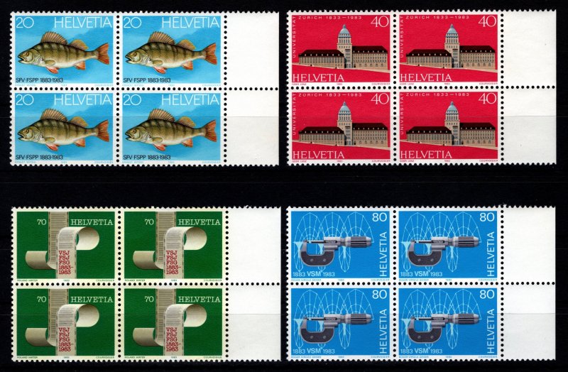 Switzerland 1983 Publicity Issue Block Set [Mint]