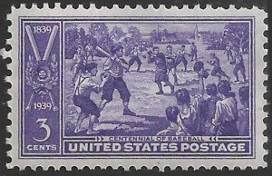 # 855 MINT NEVER HINGED ( MNH ) BASEBALL CENTENNIAL