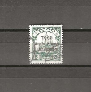 TOGO 1914 SG H15 USED Cat £800. CERT