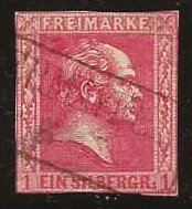 Prussia Sc# 6 Great Stamp!! ...Cat Val $35