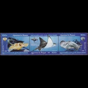 NEW CALEDONIA 2004 - Scott# 942 Fish-Rays Set of 3 NH