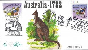 Pugh Designed/Painted Australia Bicentennial w/Plate Numbers...3 of 14 created!!