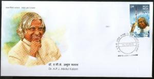 India 2015 Dr. A P J Abdul Kalam Scientist FDC Inde Indien