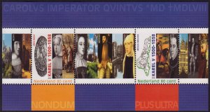 Netherlands - 2000 - Scott #1043 - MNH souvenir sheet - Charles V