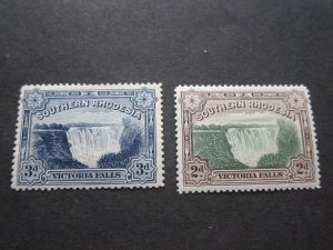 Southern Rhodesia 1932 Sc 31-32 set MH