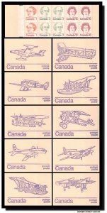 CANADA # BK76a (LF) - McCann BK76p (LF/LF) - MNH - Complete set