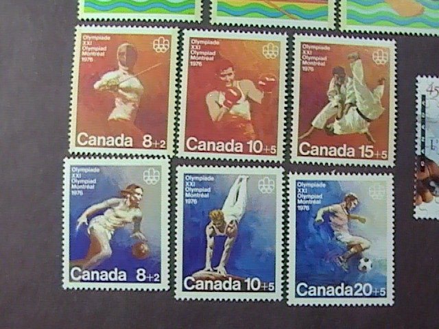 CANADA # B1-B13-MINT NEVER/HINGED---SEMI-POSTAL--13 STAMP RUN--1974-96