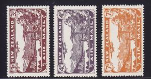 New Zealand Scott #'s C1 - C3 VF mint OG never hinged scv $ 170 ! see pic !