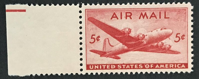 US #C32 Mint VF-XF NH OG, Margin Single. Fresh Color.   10330