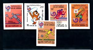 [91763] Jordan 1988 Olympic Games Seoul Football Basketball Imperf.  MNH