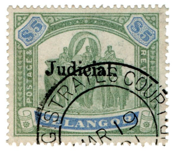 (I.B) Malaya States Revenue : Selangor Judicial $5