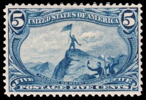 United States Scott 288 (1898) Mint H VF, CV $100.00 W