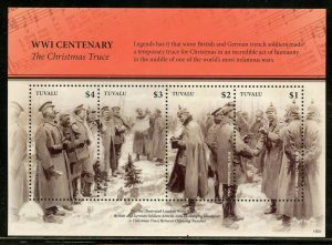 TUVALU 2019 CENTENARY OF WORLD WAR I  SHEET MINT NEVER HINGED