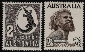 Australia # 301-2 Mint NH pair Cat $ 21