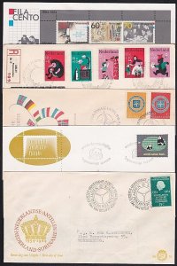 NETHERLANDS 1959-84 5 various FDCs.........................................B1603