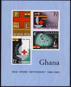 Ghana SG MS310a Min Sheet U/M (odd wrinkle) Cat 15 pounds