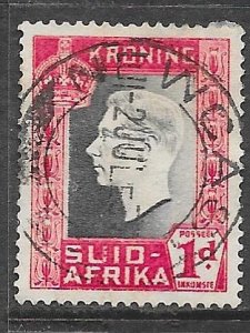 South Africa 75b: 1d George VI, used, F-VF