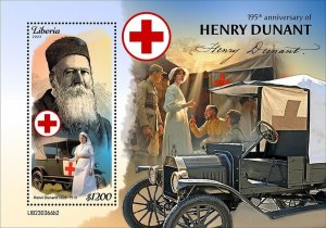 2023 10 - LIBERIA - HENRI DUNANT  195TH  I    1V  complet set    MNH **