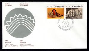 Canada 581a Indians Canada Post U/A FDC